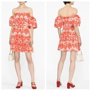 Borgo De Nor Ziggy Floral Off-Shoulder Dress